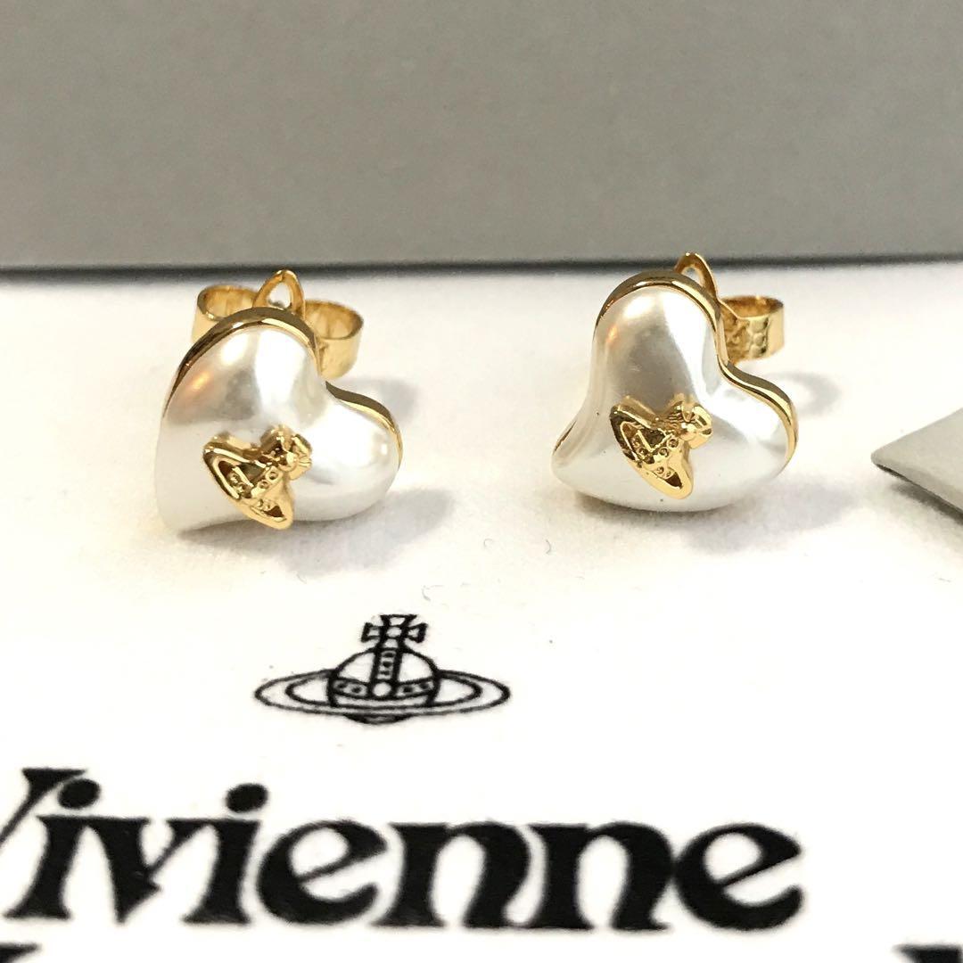 Vivienne Westwood ゴールドパールピアス 保存袋付き Vivienne