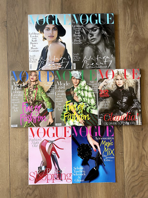 Vouge DEUTSCH Germany 5/2017 8/2017 9/2017 Special, Kate Moss, Claudia Schiffer