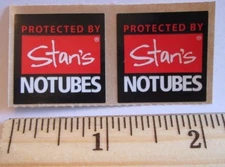 TWO Stans NO Tubes- Mountain Road BMX Bike Ride FRAME STICKER DECAL (Bin 50LSFM)