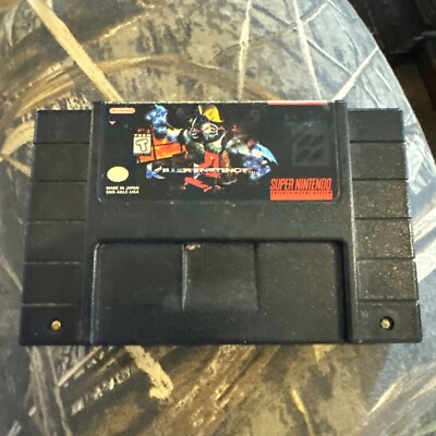 KILLER INSTINCT Super Nintendo SNES Game Authentic Tested & Working! BLACK
