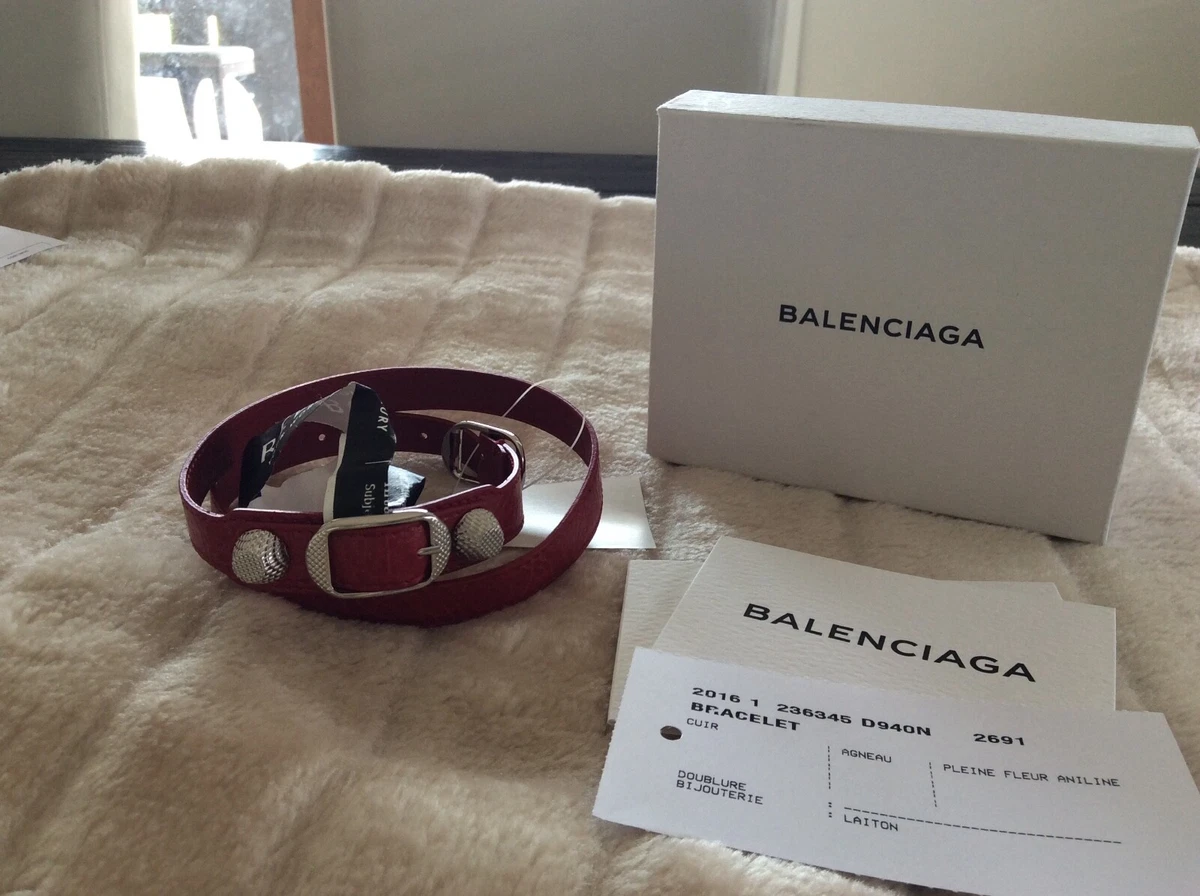 Balenciaga cheap leather bracelet