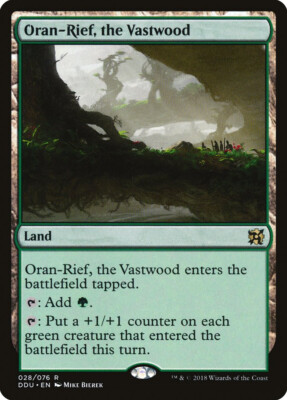MTG Oran-Rief, the Vastwood  - Duel Decks: Elves vs. Inventors #28