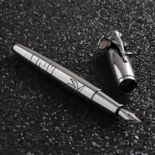 Fuliwen 2086 Elephant Fountain Pen Metal Pen Medium Nib Converter Pen