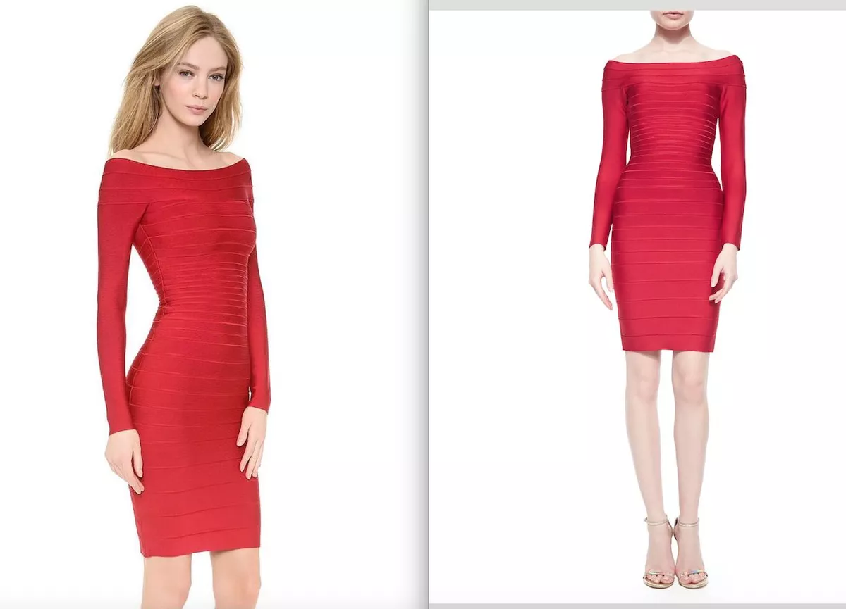 herve leger red - Gem