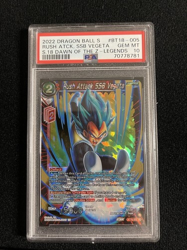 2022 Dragon Ball Super Card Game Championship Zenkai Cup Top 8 Rush Attack SSB Vegeta BT18-005