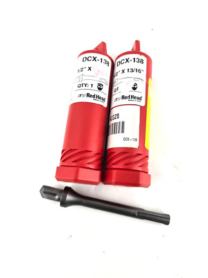 2pcs ITW Redhead 1/2  Depth Charge Stop Drill Bit DCX-138