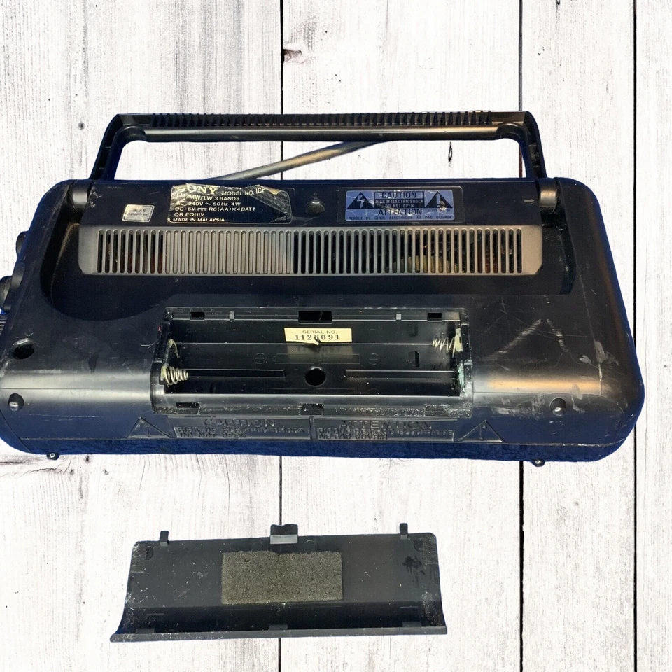 Sony ICF-760L 3 Band tragbares Radio funktionstüchtig - Bild 2 von 4