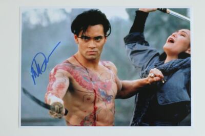 Mark Dacascos signed 20x30cm Crying Freeman  Foto Autogramm / Autograph IP 9