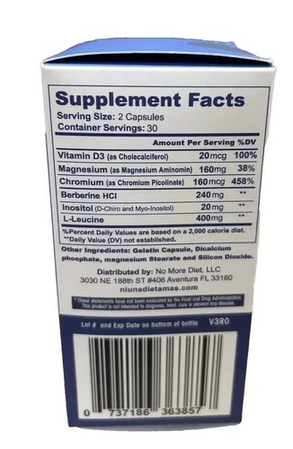 Natural Alternative - Reduce Fat and Stop Sugar Cravings - Weight Loss Pack of 1 - Picture 4 of 4
