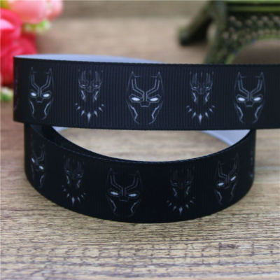 7//8/" MARVEL BLACK PANTHER #3 GROSGRAIN RIBBON BY THE YARD USA SELLER