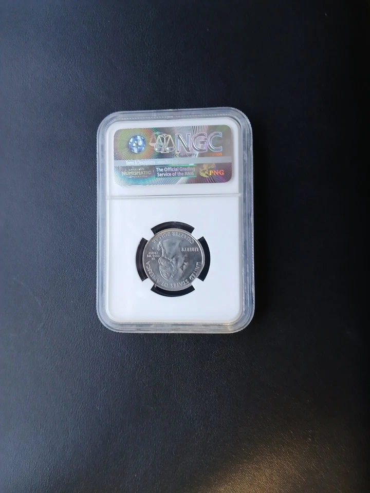 2002 D STRAGHT EDGE CLIP OHIO State Quarter NGC63 PICTURE INCLUDED - Image 2 of 4
