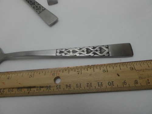 Vintage Japan National Stainless 4 Serving Pieces Silverware Flatware - Picture 10 of 10