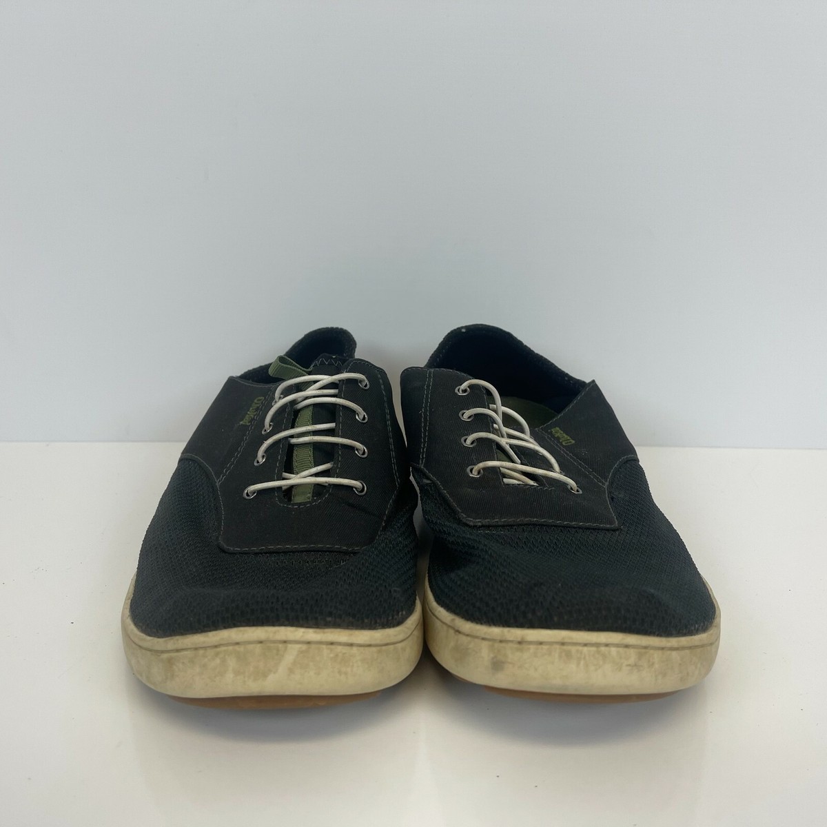 Olukai Nohea Moku Lightweight Slip On Boat Shoes Mesh Grey  display picture 1