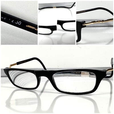 Clic Magnetic Expandable Reading Glasses Black Shell  +2.50 (USED)