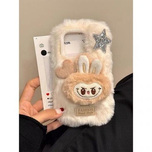 Labubu 3d Toy Plush Phone Case Cover For Apple iPhone 11 12 13 14 15 16 Pro Max - Picture 7 of 13