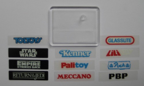5 x Soportes de pegatinas de colección Star Wars Kenner PBP PALITOY MECCANO LILI LEDY ETC. - Imagen 2 de 13