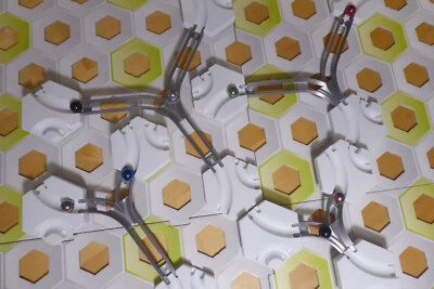 Gravitrax kompatibles Schienen Set aus 4 x "2-in-1" - Weichen; 3D-Druck