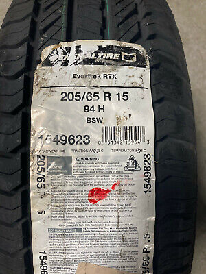 2 NEW 205/65-15 GENERAL ALTIMAX RT43 205 65R R15 TIRES 28813 