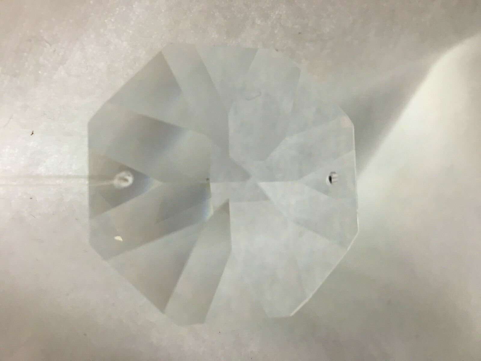 SWAROVSKI® 40mm Clear Crystal Prism, OCTAGON 2-HOLE-- STRASS Full Lead Crystal