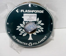 Flashforge PLA Filament Black 1.75mm 3D Printer Filament 1kg 2.2 lbs. Spool