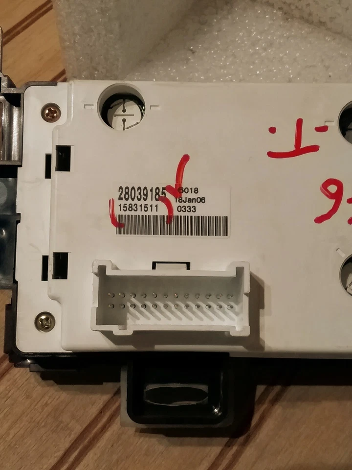 Chevy G6 sedán aire acondicionado control de clima OEM 2005-2009 Foto 3 de 4