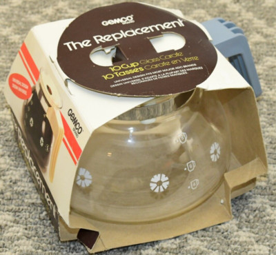 Gemco Universal Replacement 10 Cup Glass Carafe Coffee Pot NOS - 295OF