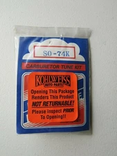 Royze SO-74K Carburetor Tune Kit for 1978 Plymouth Arrow, Champ, Sapporo, Colt