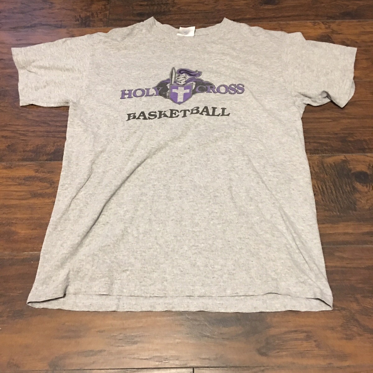 【80s】Champion HOLY CROSS Tシャツ USA製 Holy Cross Crusaders Vintage NCAA Basketball Adidas Team T-Shirt