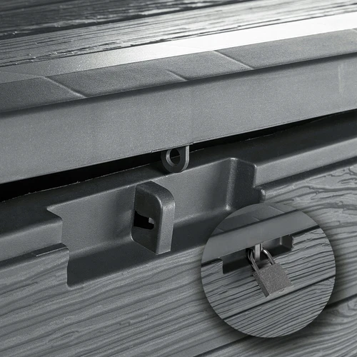 KADAX Gartenkiste, Aufbewahrungsbox aus Kunststoff - Bild 20 von 23