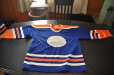 Edmonton oilers hockey team jersey mens /homme medium # 9 maska ultrafil vintage