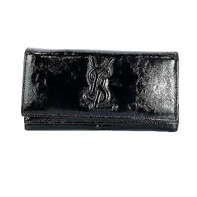 Saint Laurent Wallet Other Wallets Leather BLK Mens 649345