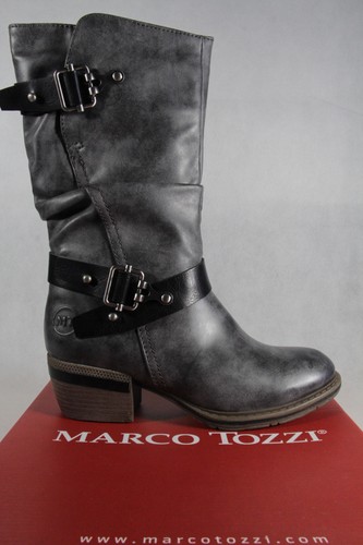 Marco Tozzi Ankle Boots Gray New | eBay