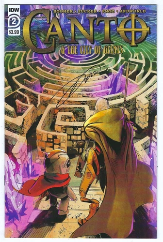 IDW Publishing CANTO & THE CITY OF GIANTS #2 cover A signed David Booher