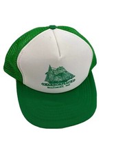 Harbor Place Snapback Hat Baltimore MD. Foam Mesh Back Trucker Hat Cap Green