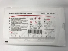 Cardinal Health Transparent Sterile Dressing TD-24C 2.375 x 2.75 in. Lot Of 15