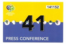 Ticket WC 2006 #41 Czech Republic - Italy
