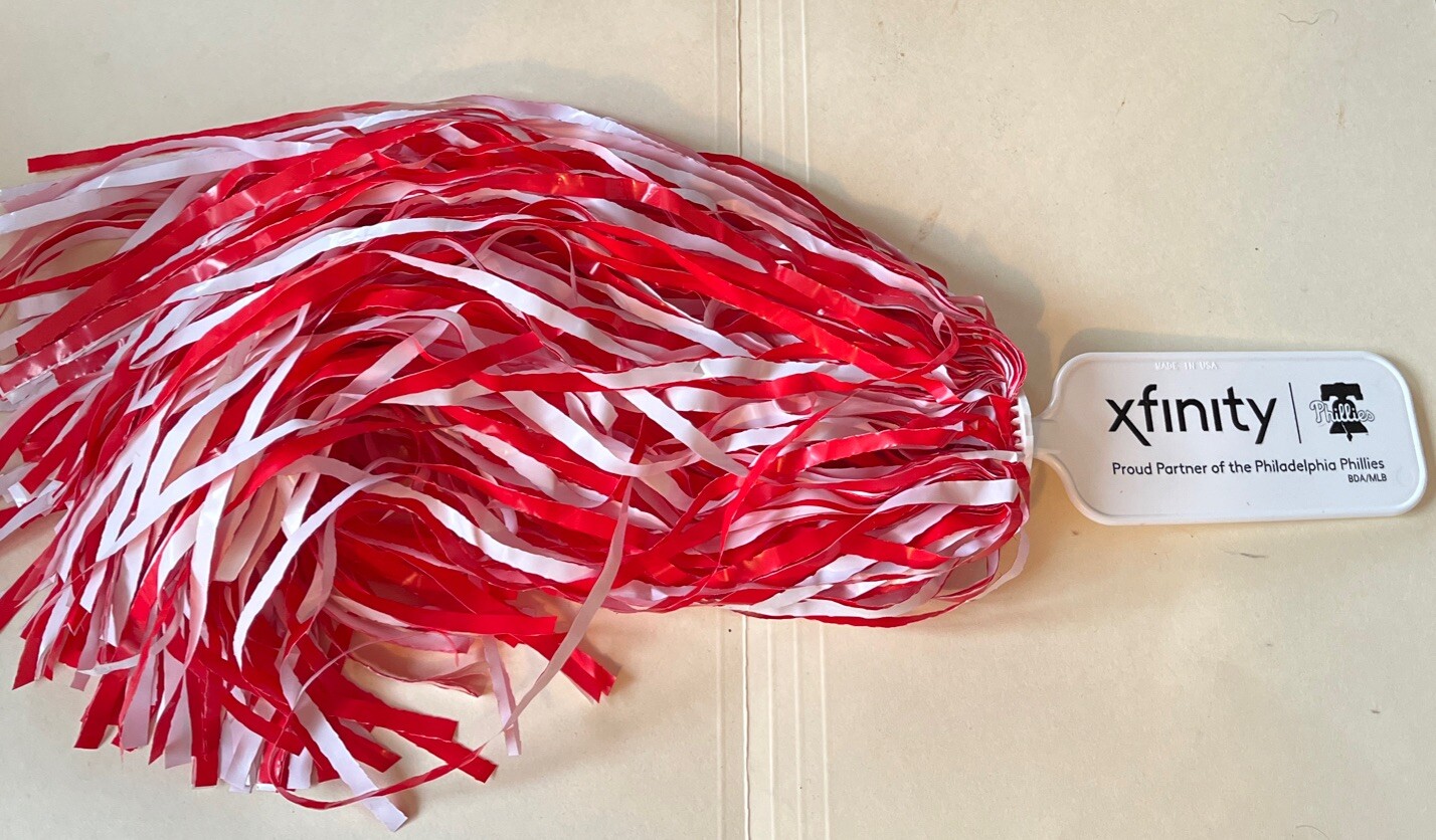 PHILADELPHIA PHILLIES SGA XFINITY CHEER POMPOM MLB BASEBALL