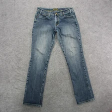 Crest Jeans Women's 11/12 Blue Medium Wash Straight Leg Jeans