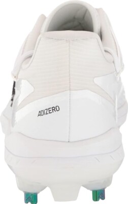 Adidas Adizero Afterburner 8 Metal Baseball Cleats White H00981