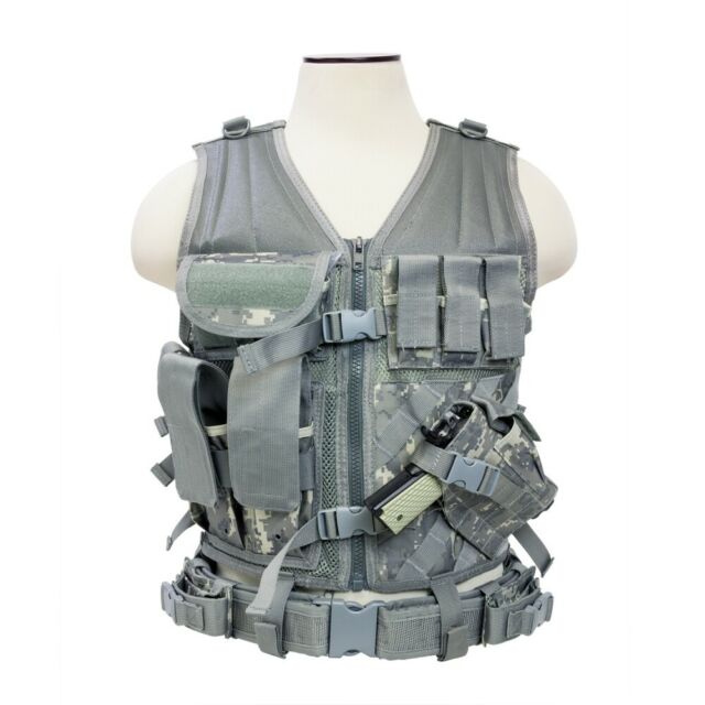 NcSTAR CTV2916D Tactical Vest in Digital Camo for sale online 