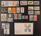 France - Nice lot of 28 MNH stamps and 1 cover, VF.