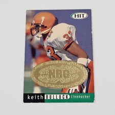 Keith Bulluck RC 2000 HIT NRG Football Card SAGE Rookie #34 Syracuse Orange. rookie card picture