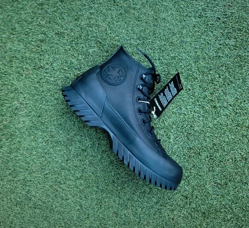 NUOVE scarpe da ginnastica Converse nere Ctas Lugged Hi da donna taglia UK 5