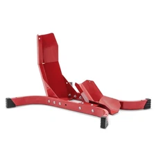 ConStandsEasy Plus-Motorcycle Stand for Cruiser RedPaddock Front Wheel Chock Tra