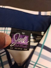 VTG 70s Joel Cal-Made Shirt Mens Medium DISCO Pointed Collar Polyester short sle