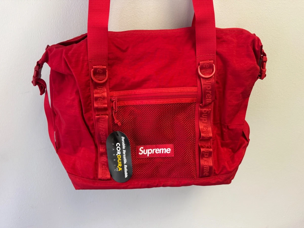 Supreme Tote Red Bags for Men for sale | eBay