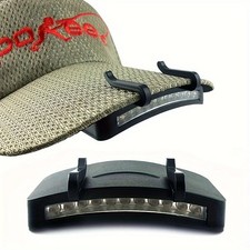 1pz lampada frontale LED ultra brillante clip cappello pesca campeggio caccia