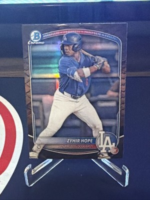 2025 Bowman - Chrome Prospects Zyhir Hope #BCP-2 Reptilian Refractor (RC)
