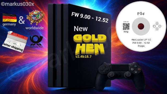 PlayStation 4 / PS4 Jailbreak BluRay – HenLoader LP 1.0 – FW 9.00 bis 12.52