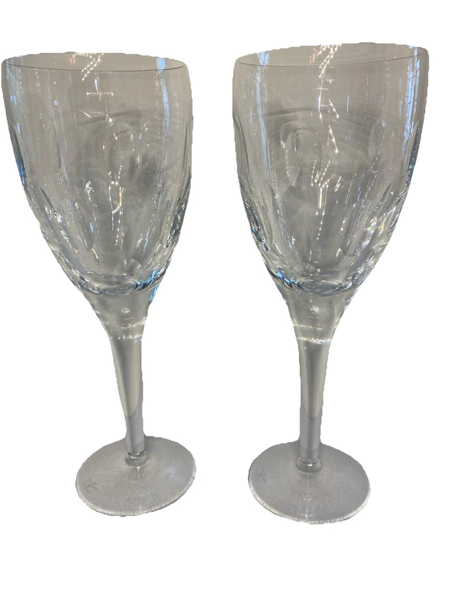 Set of 6 Waterford Crystal John Rocha GEO Red Wine Glasses i